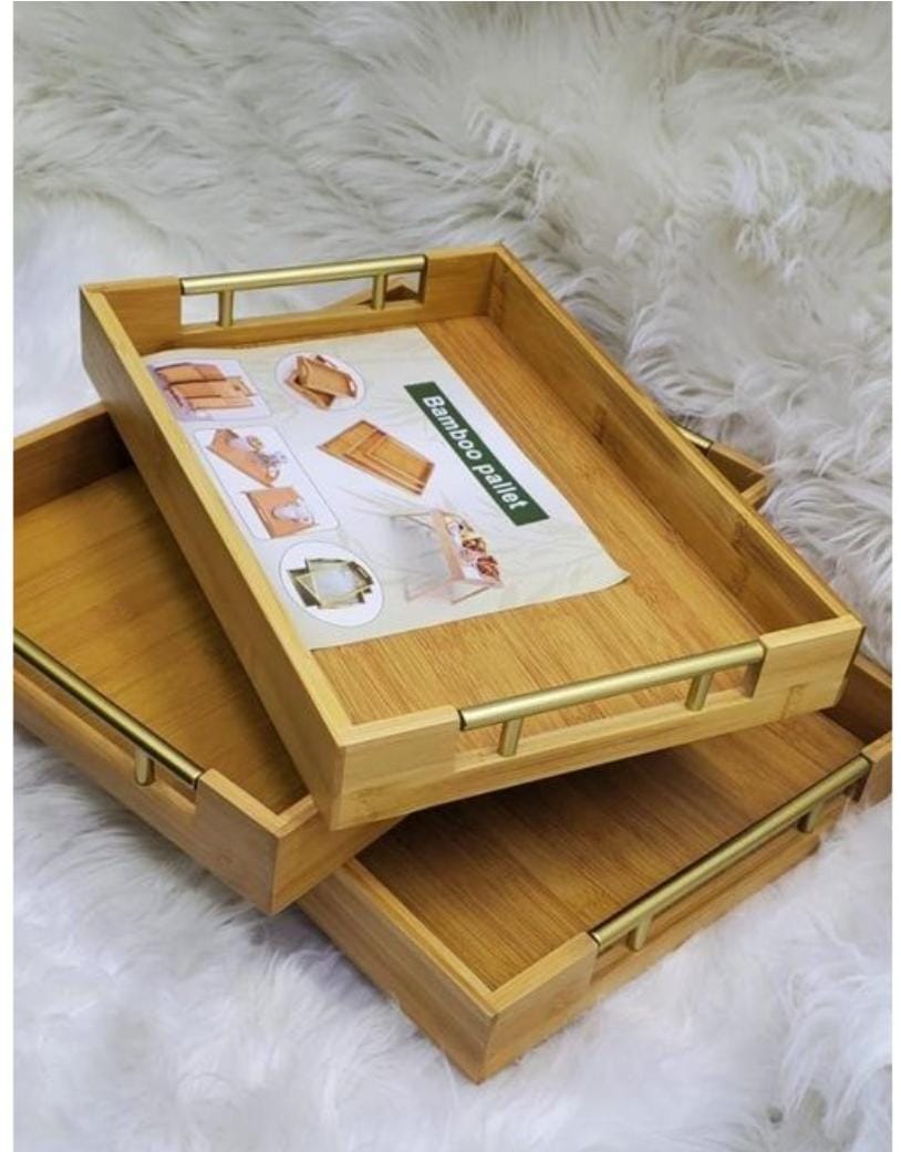 Bamboo Tray 3pc 454973
