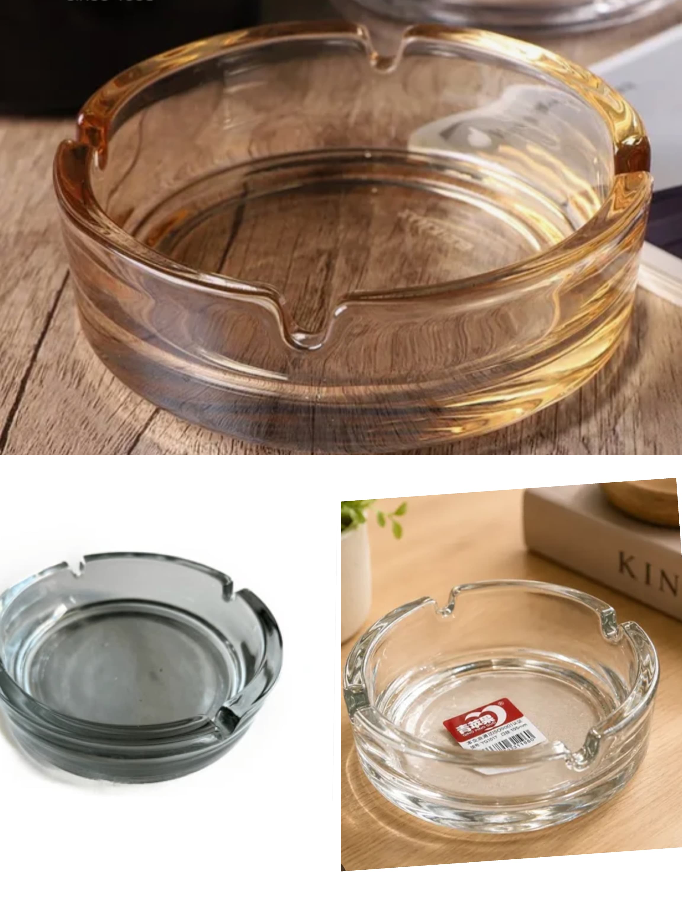 Glass Ash Tray 455003 Round