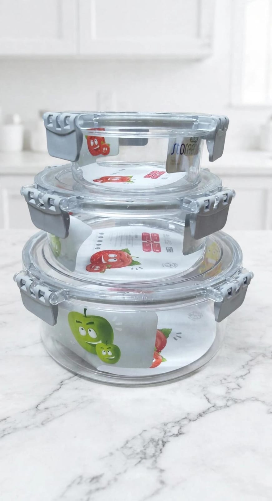 Acrylic Round Storage Container 455077 Big