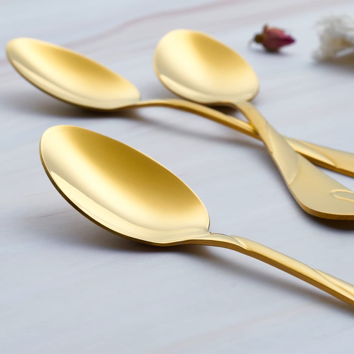 Wujin Golden Tea Spoon Set 6pc JIOA