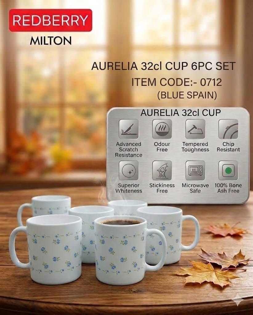 Treo Blue Spain 32cl Mug 6pc Mt32blsp