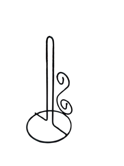 Black Kitchen Towel Holder Bkth