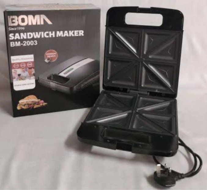 400992 BM2003 BOMA SANDWICH TOASTER 4 SLICE