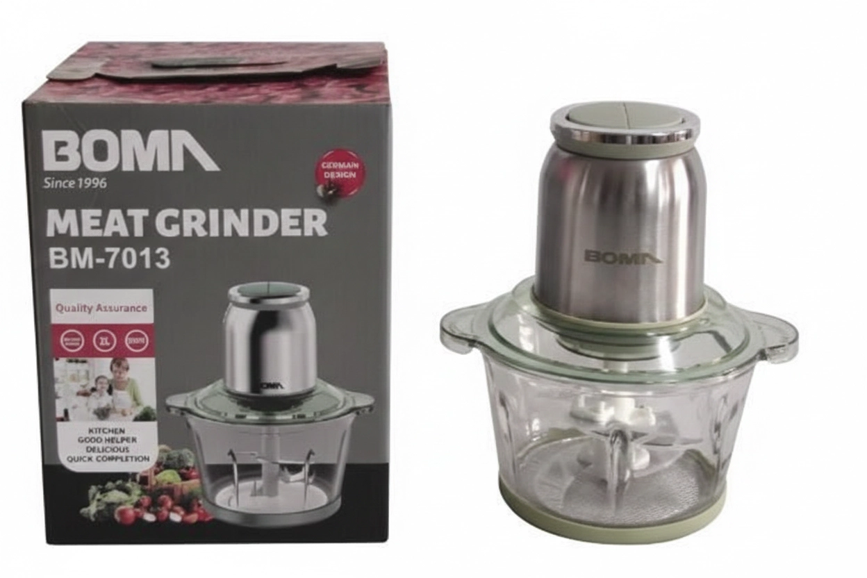 405614 BM7013 BOMA MEAT GRINDER 2LT GLASS BOWL