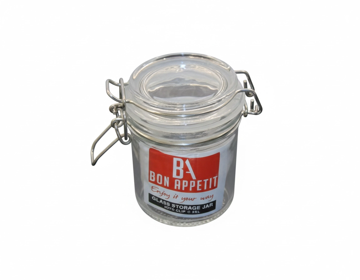 340923 CSJ025 CLAMP STORAGE JARS 0.25L HMBA21