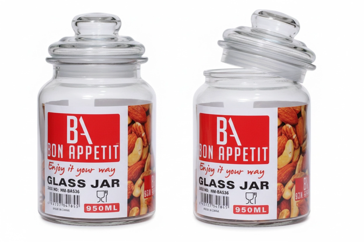 340923 CSJ025 CLAMP STORAGE JARS 0.25L HMBA21