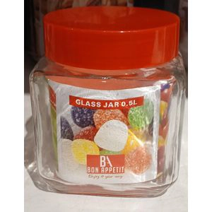 340930 CSJ05 CLAMP STORAGE JARS 0.5LT HMBA22
