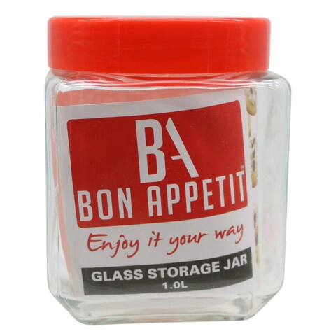 HMBA06 BA GLASS JAR 1L R/B