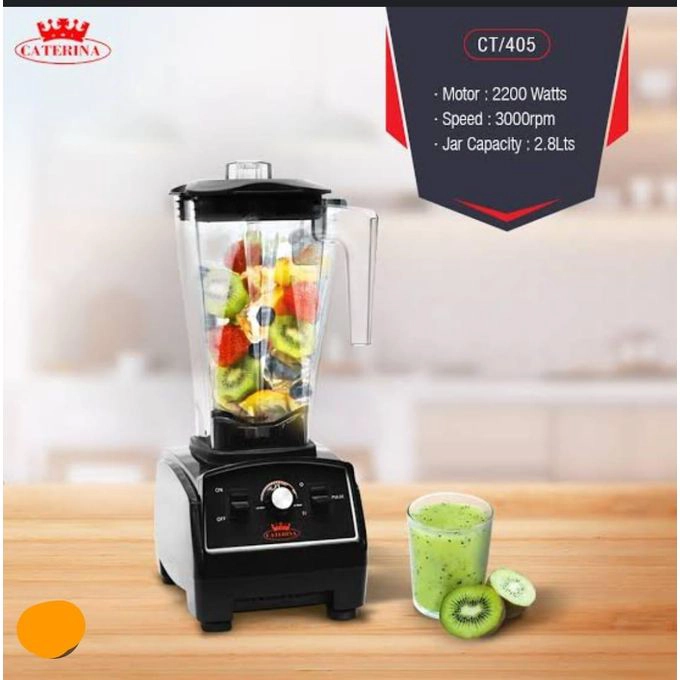 Caterina CT405 Commercial Blender - 2200W, 2.8L Heavy-Duty Jar