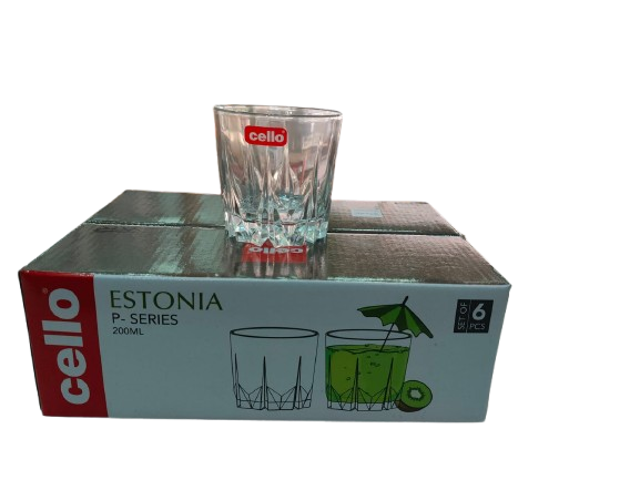 Cello Estonia P 200ml F6 Juice Glass Cel1011