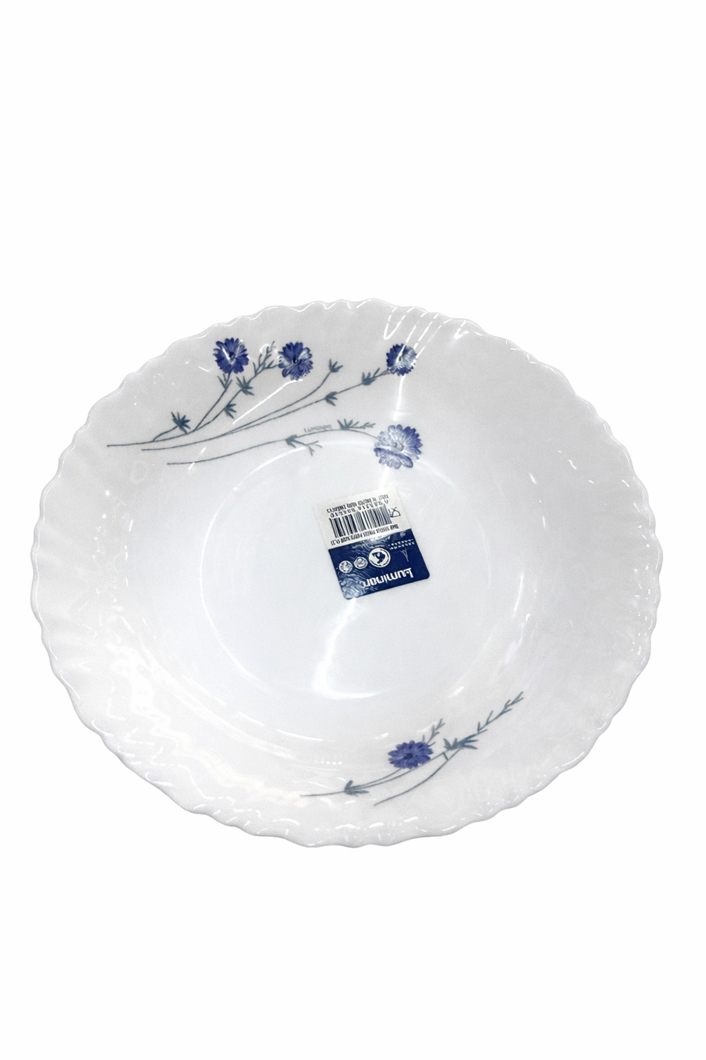 Q3338 Pensee Purple Soup Plate 6pc 23cm 844610