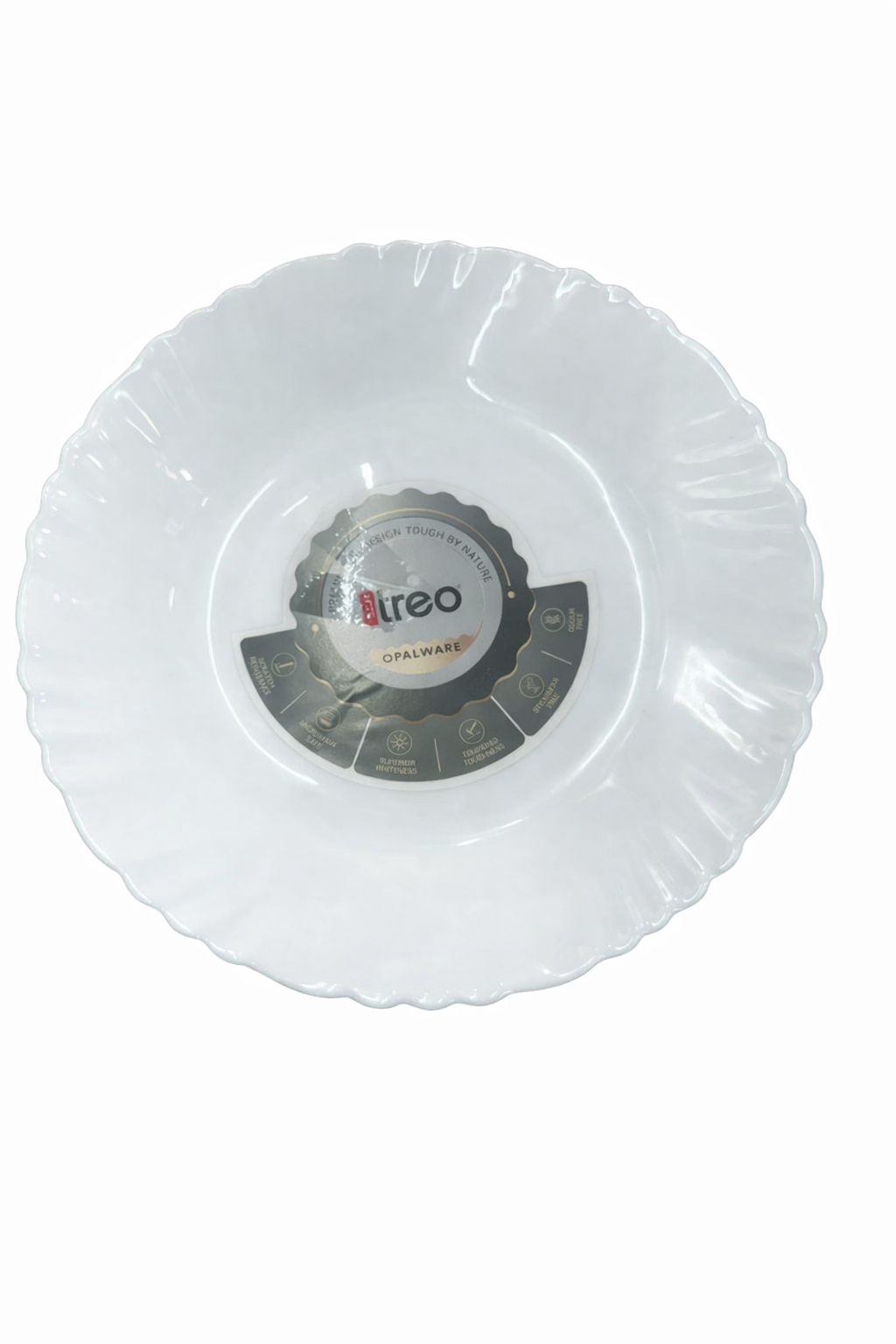 Milton Treo White Dessert Plate 6pc