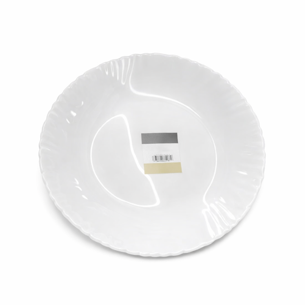 Shokki White Dinner Plate Set - 27cm, 6 Pieces (S1365)