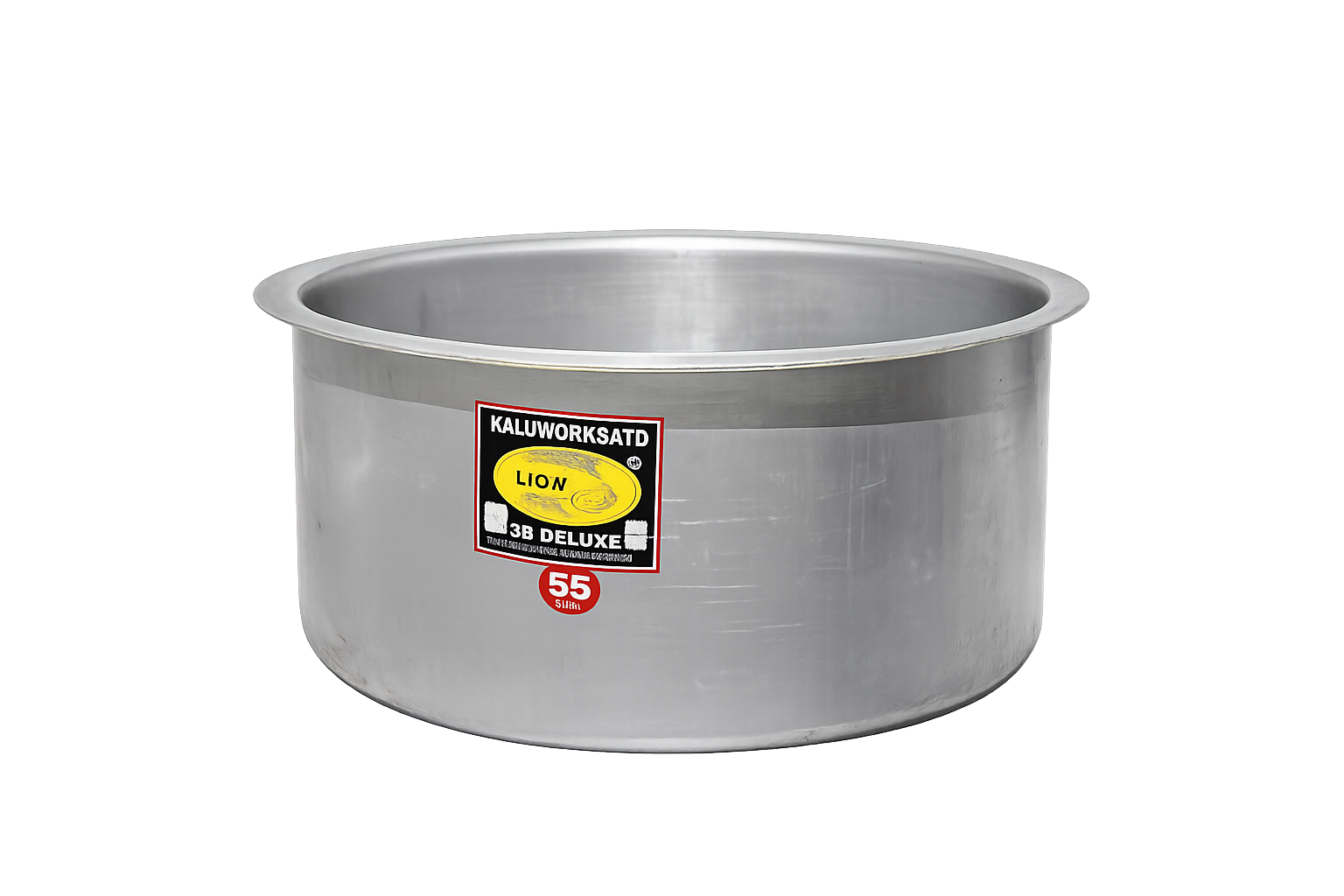Lion Extra Heavy aluminium Sufuria No.36 - 55L cooking pot