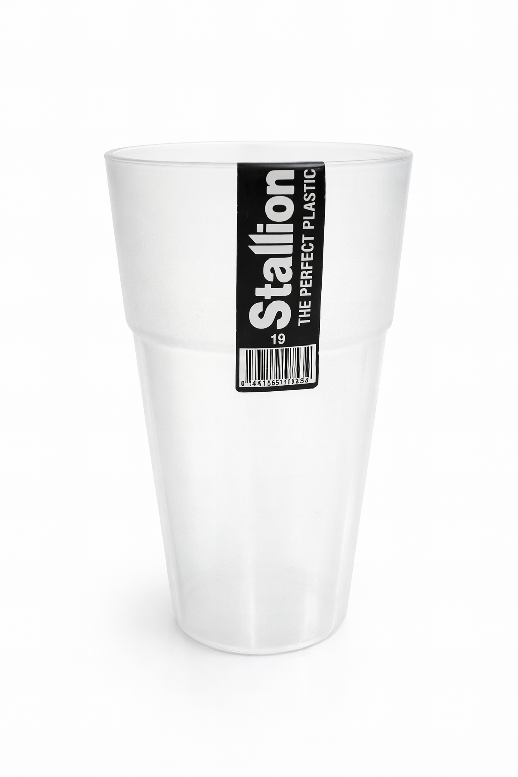 Stallion Clear plastic glass - 300ml (ST19 / 417534)