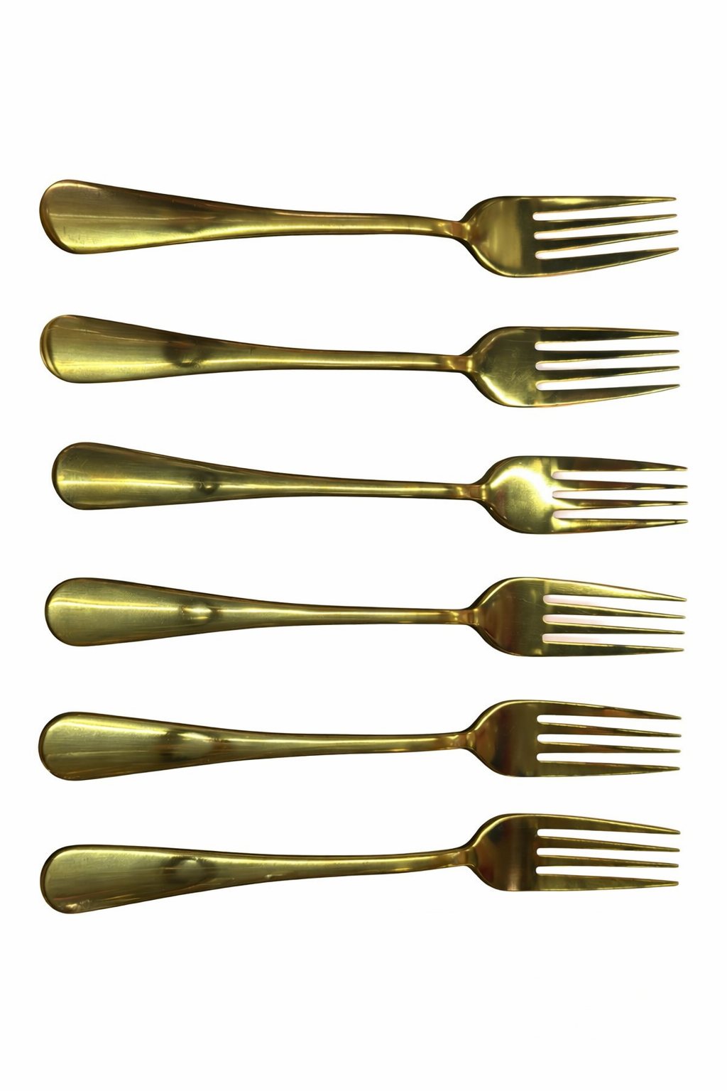 Qubaoshang Golden Fork Set - 6 Pieces