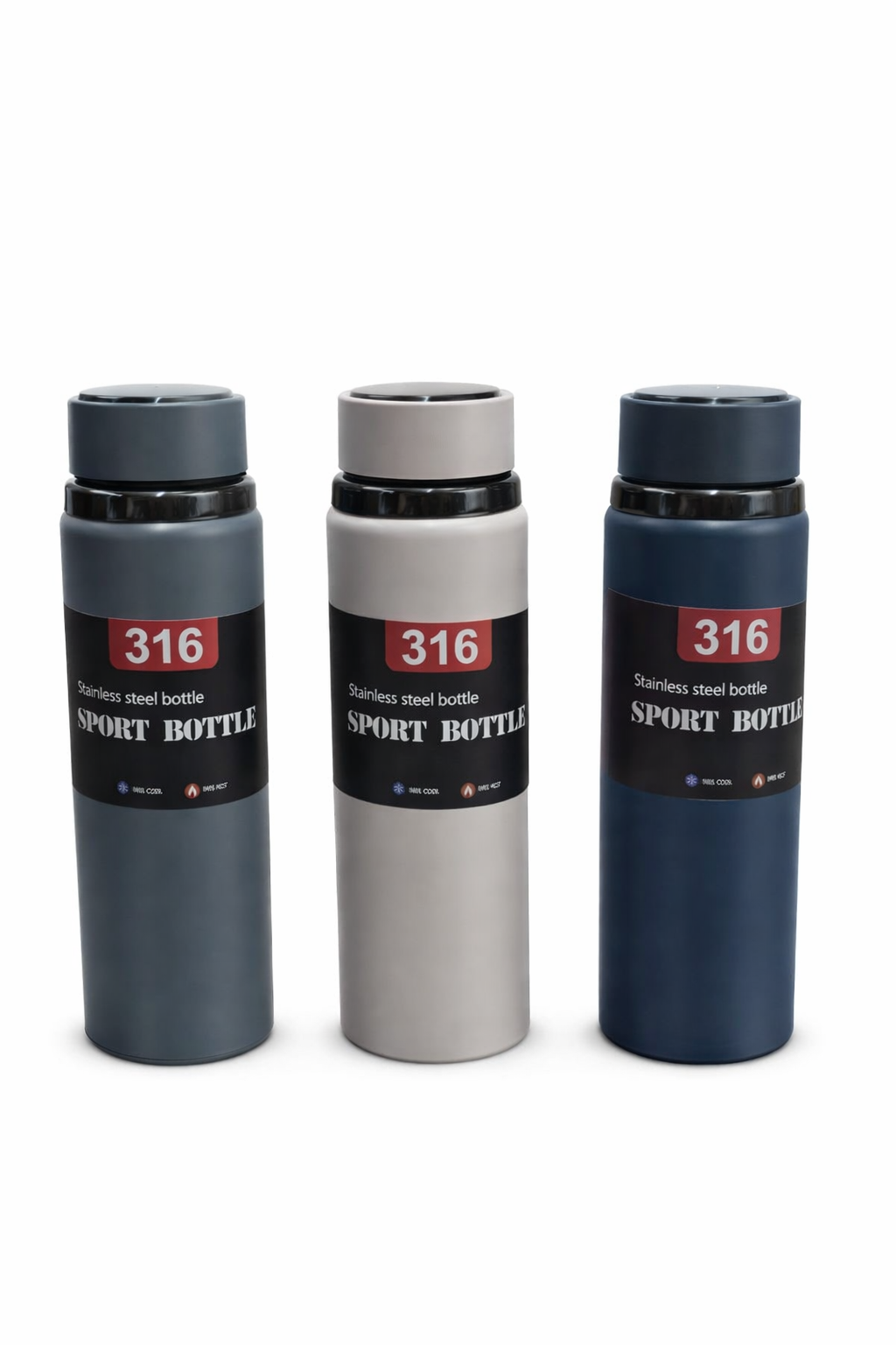 Generic Steel Flask 800ml Temp Eqmb12
