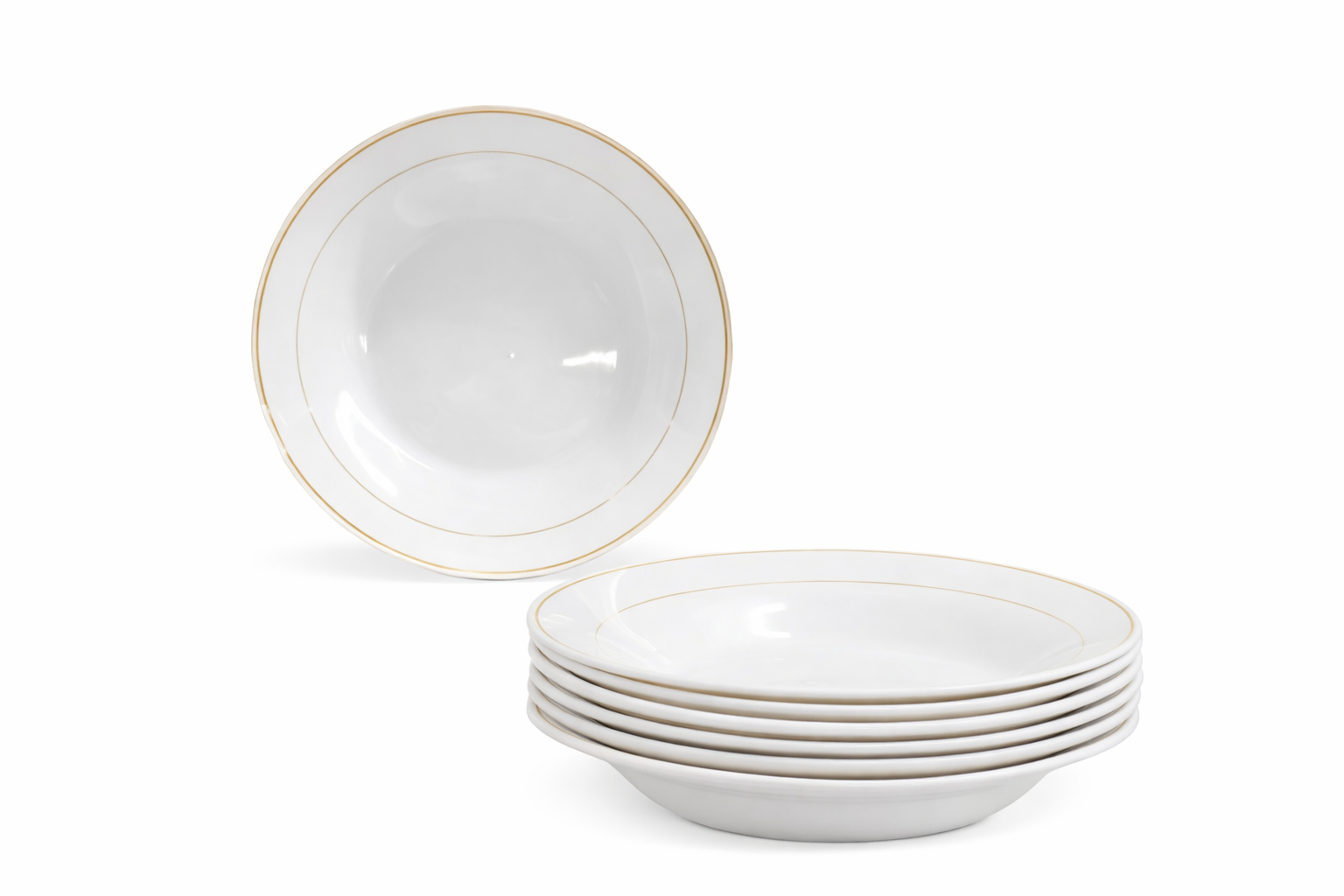 Glk09 Band Glk Soup Plate 9 6pc