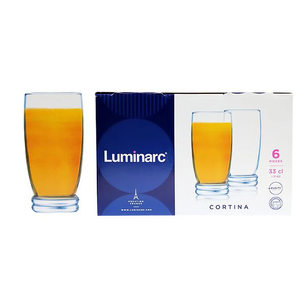 Cortina Luminarc Glass Set 6 Pieces 330ml N1311