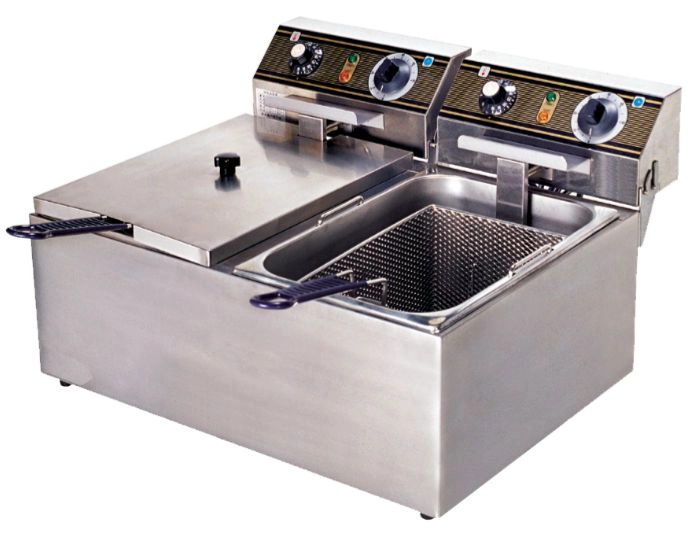 CT112 FRYER DOUBLE 17LT