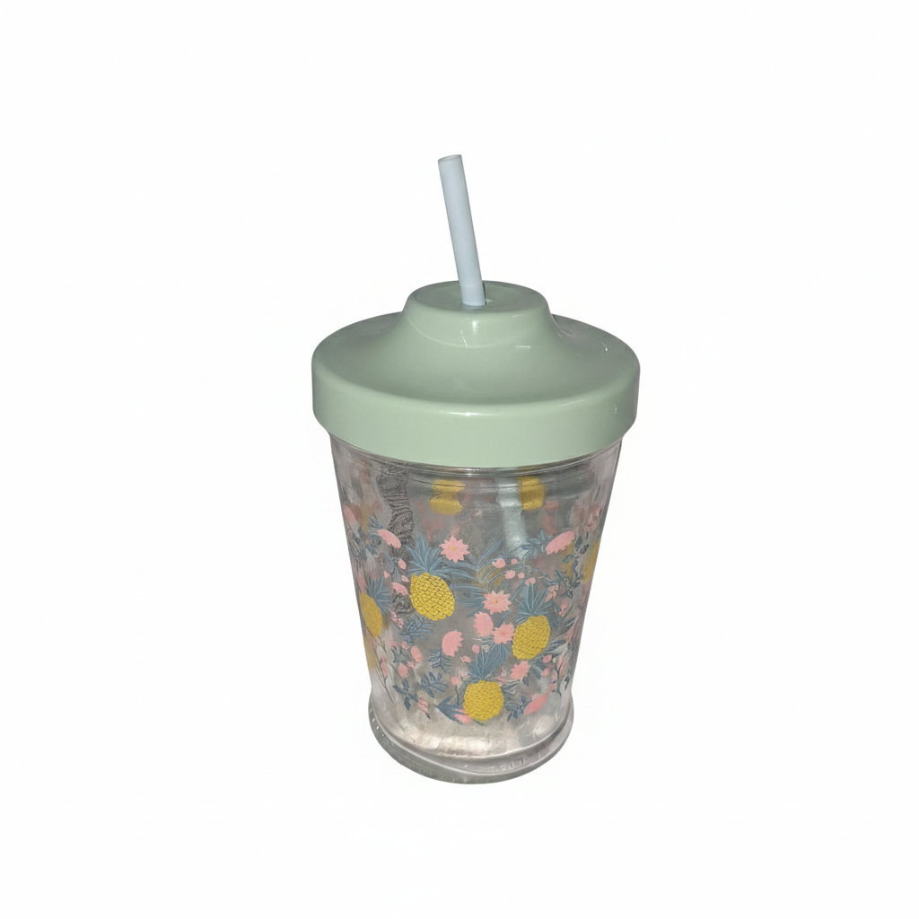 Delicious Renga Glass with Straw 370ml - Model 142013