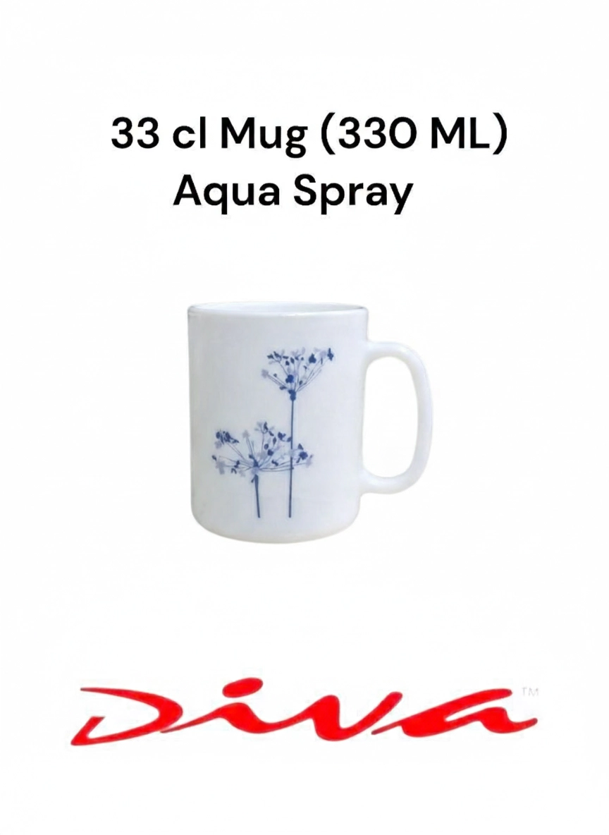 33AQSP DIVA 33CL AQUA SPRAY MUG 6PC