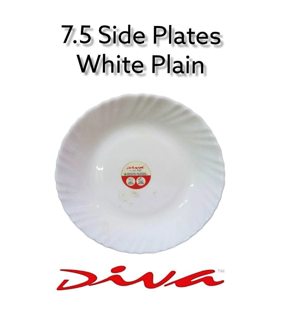DIVA/SIGNATURE PLAIN SIDE PLATE 7.5 6PC 2331118 055642
