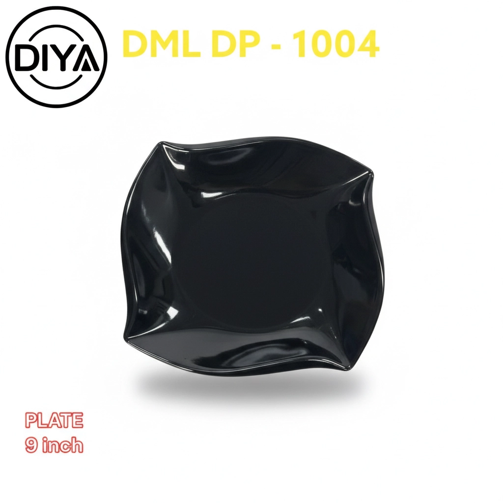 DP1004B DIYA M/M PLATES SQ SHARP BLACK