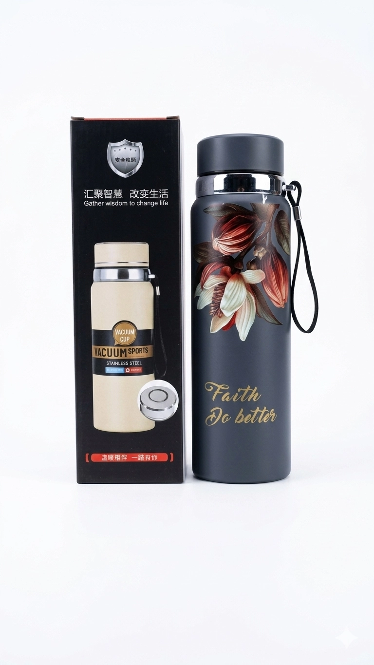 8484278 VACUM SPORTS FLASK S/S 1LT FABF1LT FAITH