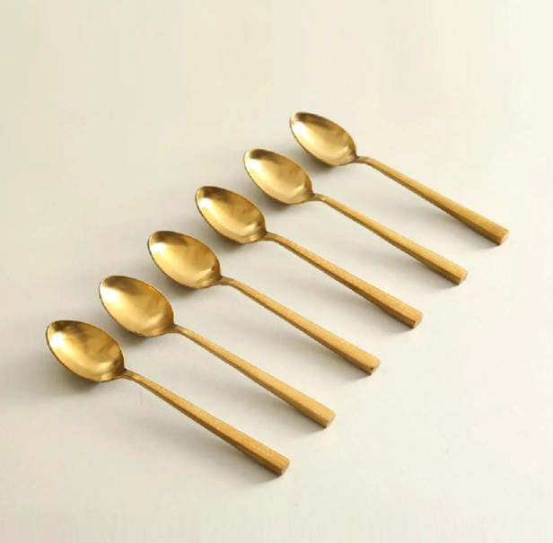 Falari Golden Tea Spoon Set 6pcs GOTS6
