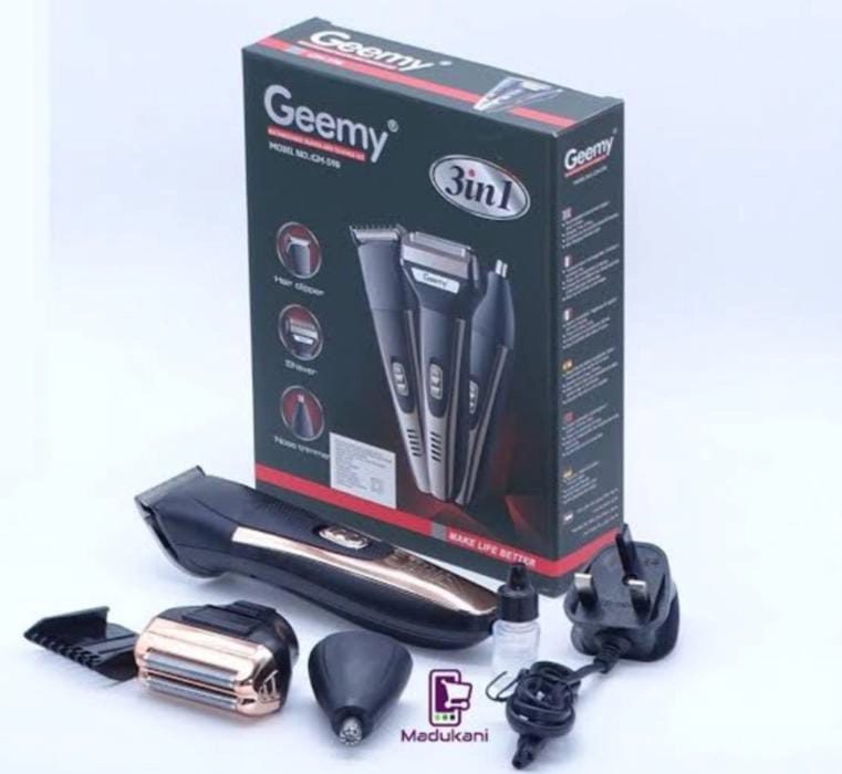 GM6616 GM595 GEEMY 3IN1 CLIPPER/SHAVER/NOSE TRIMMER