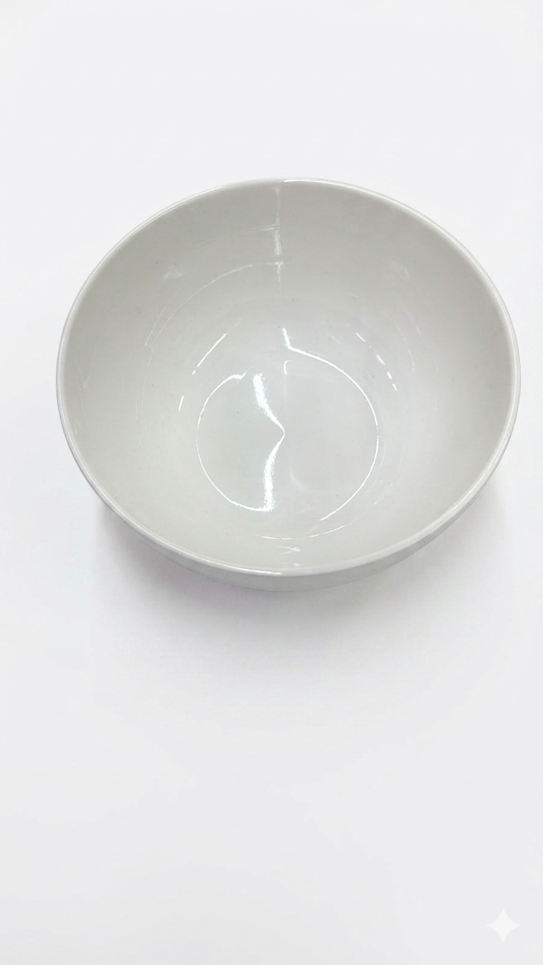 Generic Ceramic Plain White Bowl 16cm Pc Cb16cm