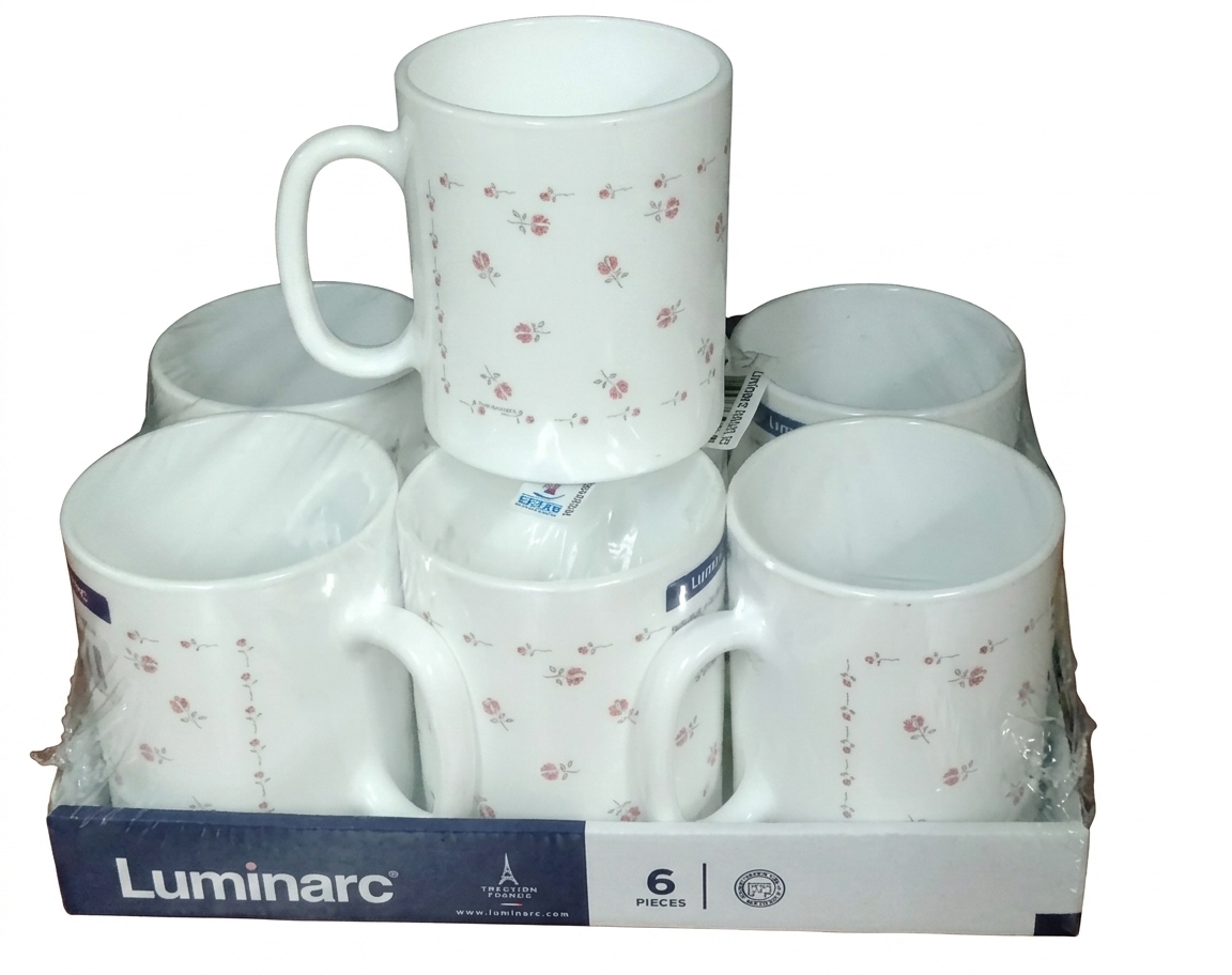 Luminarc Caro Mug Set - 32cl  Mugs, 6-Piece (L32 / N1238 / 399639)