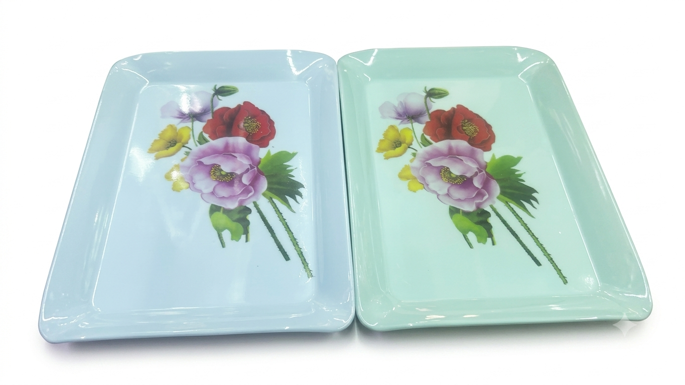 Wo2426 Melamine Rectangular Plate Pc