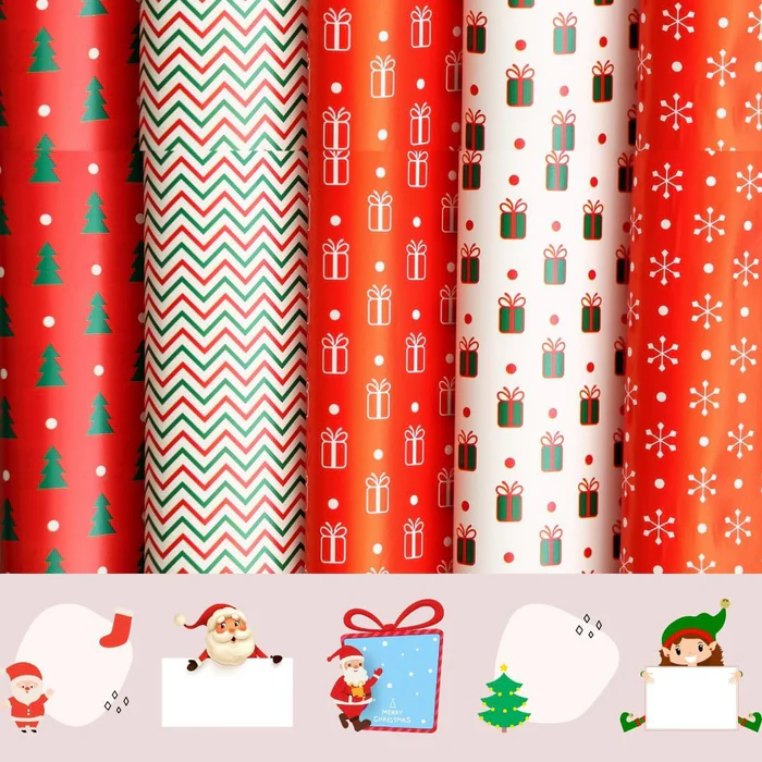 Premium Decorative Gift Wrapping Paper - Single Sheet