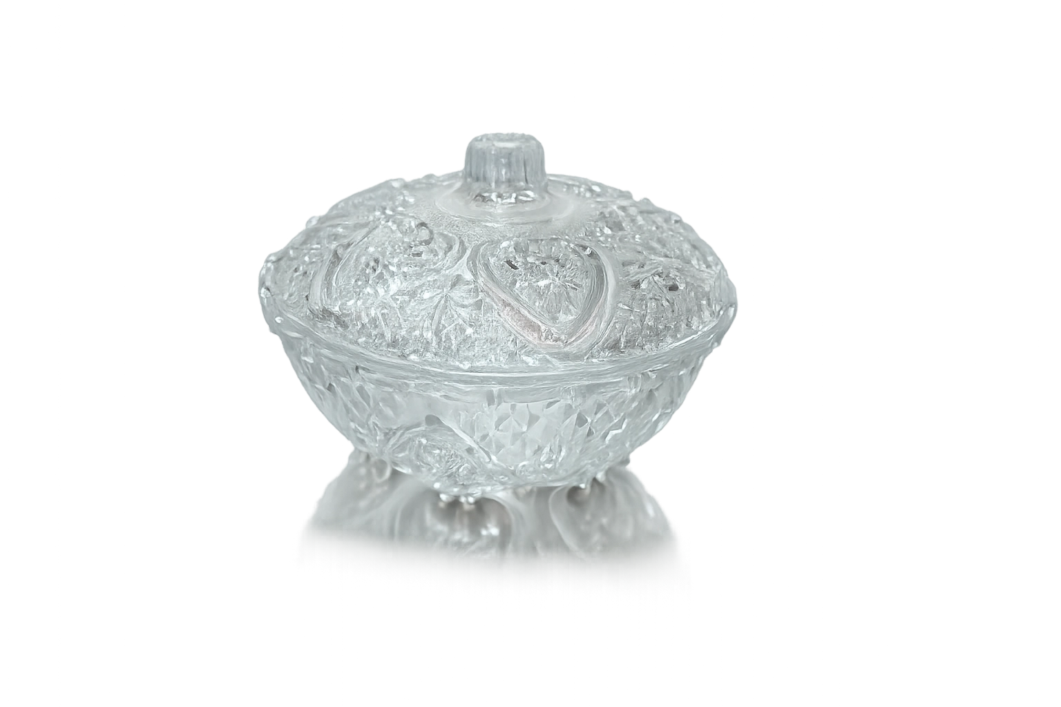 Godgift Glass Sugar Dish with Lid (RB130)