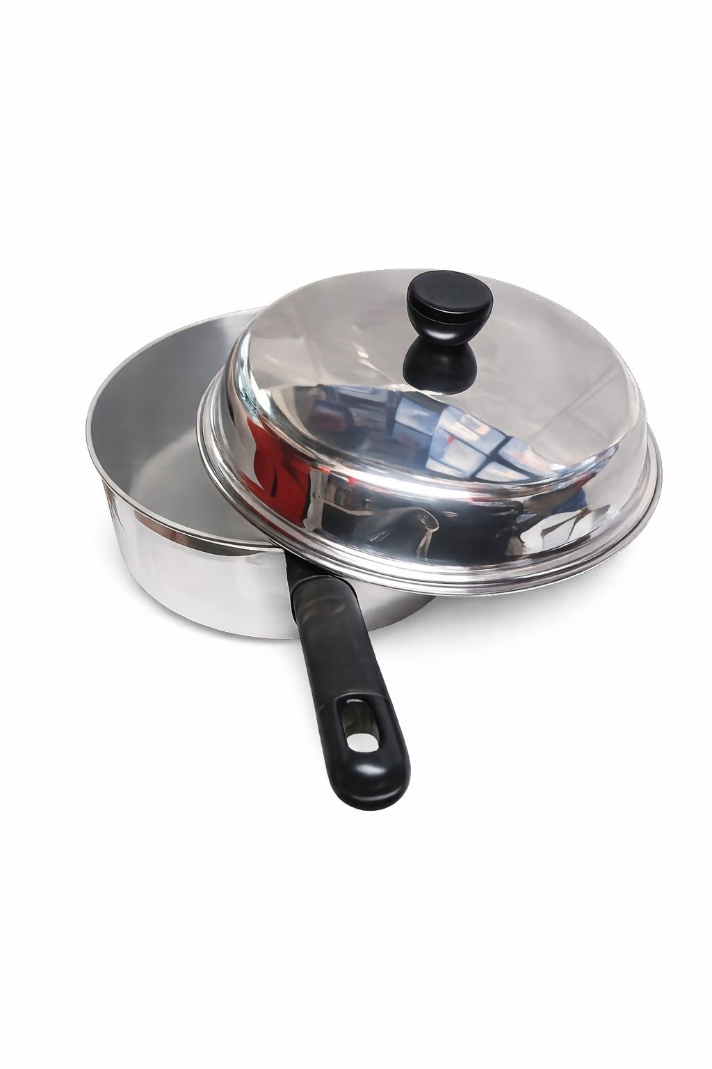 Kaluworks Omelette Pan - 23cm Non-Stick with Lid