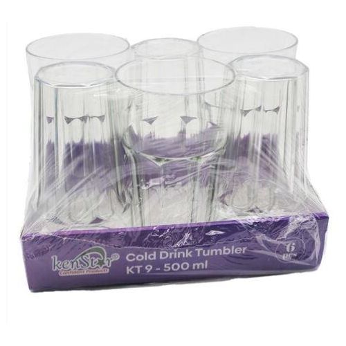 Kenstar Acrylic Glass Set 6 Pieces 500ml - Model KT9