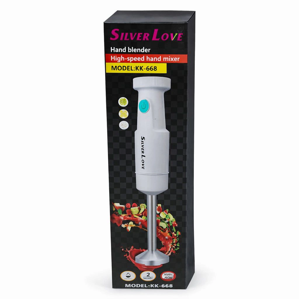 Kk668 Silver Love Hand Blender 400w