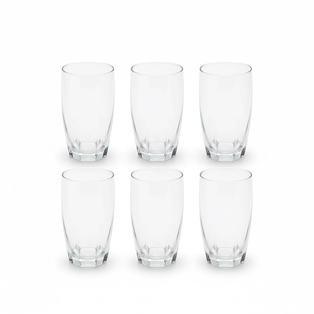 326636 JS31014 LOTUS GLASSES .365ML 6PC