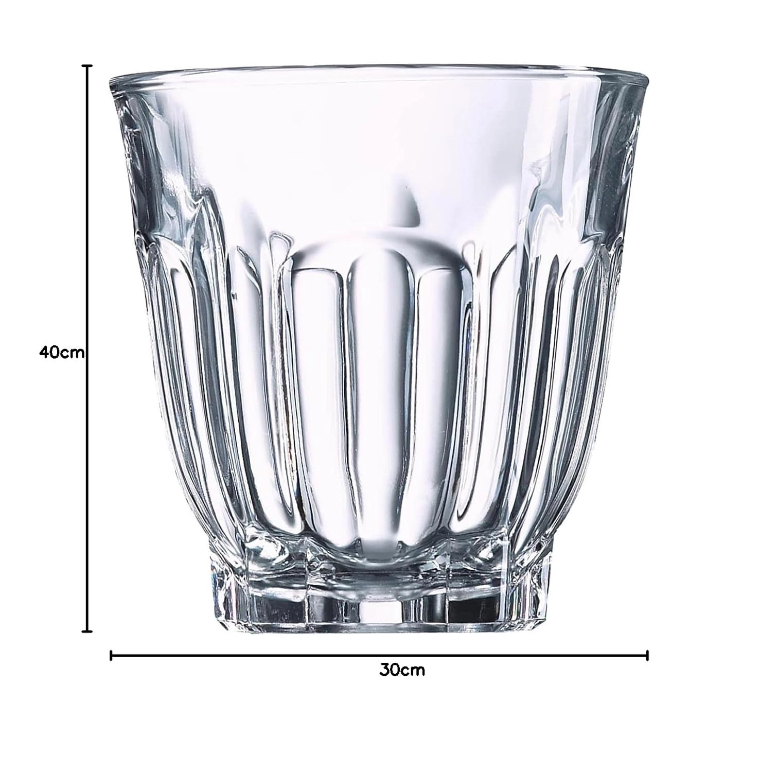Arcade Glass Set 6 Pieces 400ml Q7303
