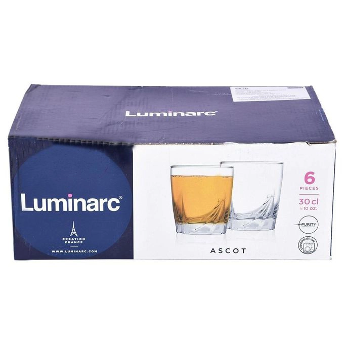 Luminarc Ascot Glass Set 6 Pieces 300ml N0757