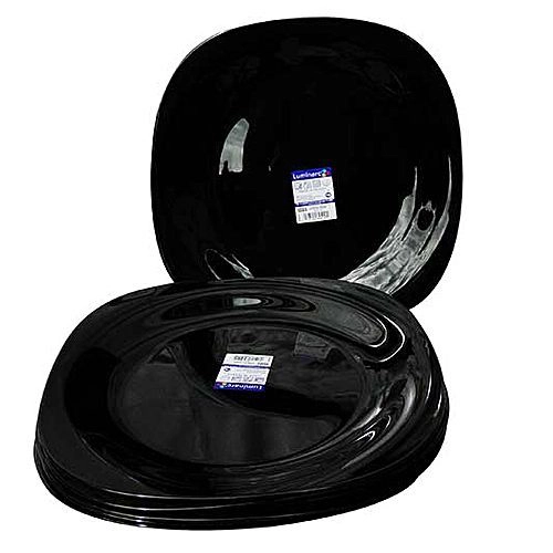 D2372 P8119 CARINE BLACK SIDE PLATE 6PC 789935