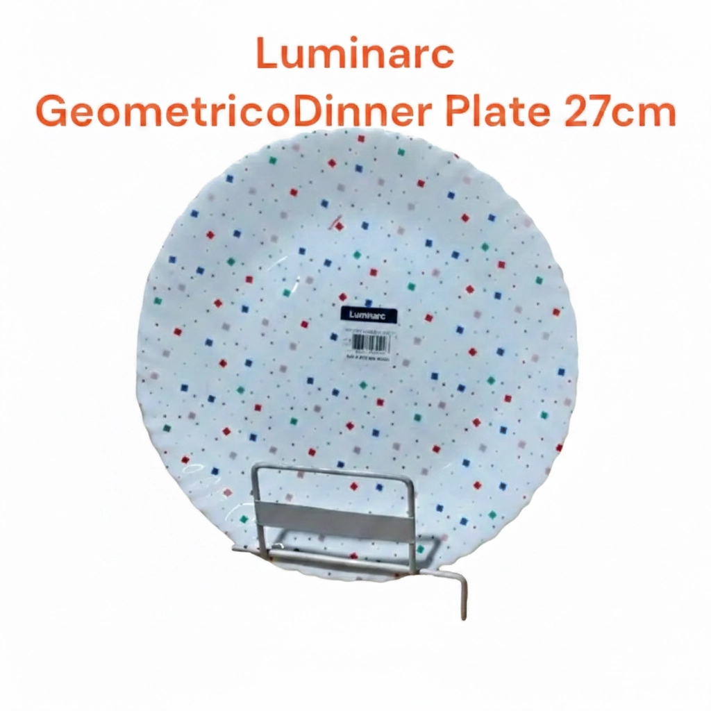 955903 V4047 GEOMETRICO D/P 27CM 6PC