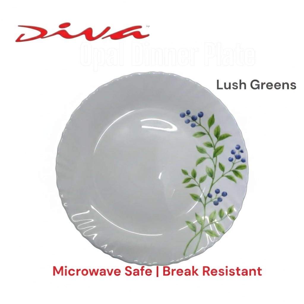 9LUGR DIVA LUSH GREEN S/P 9 INCH 6PC 33992