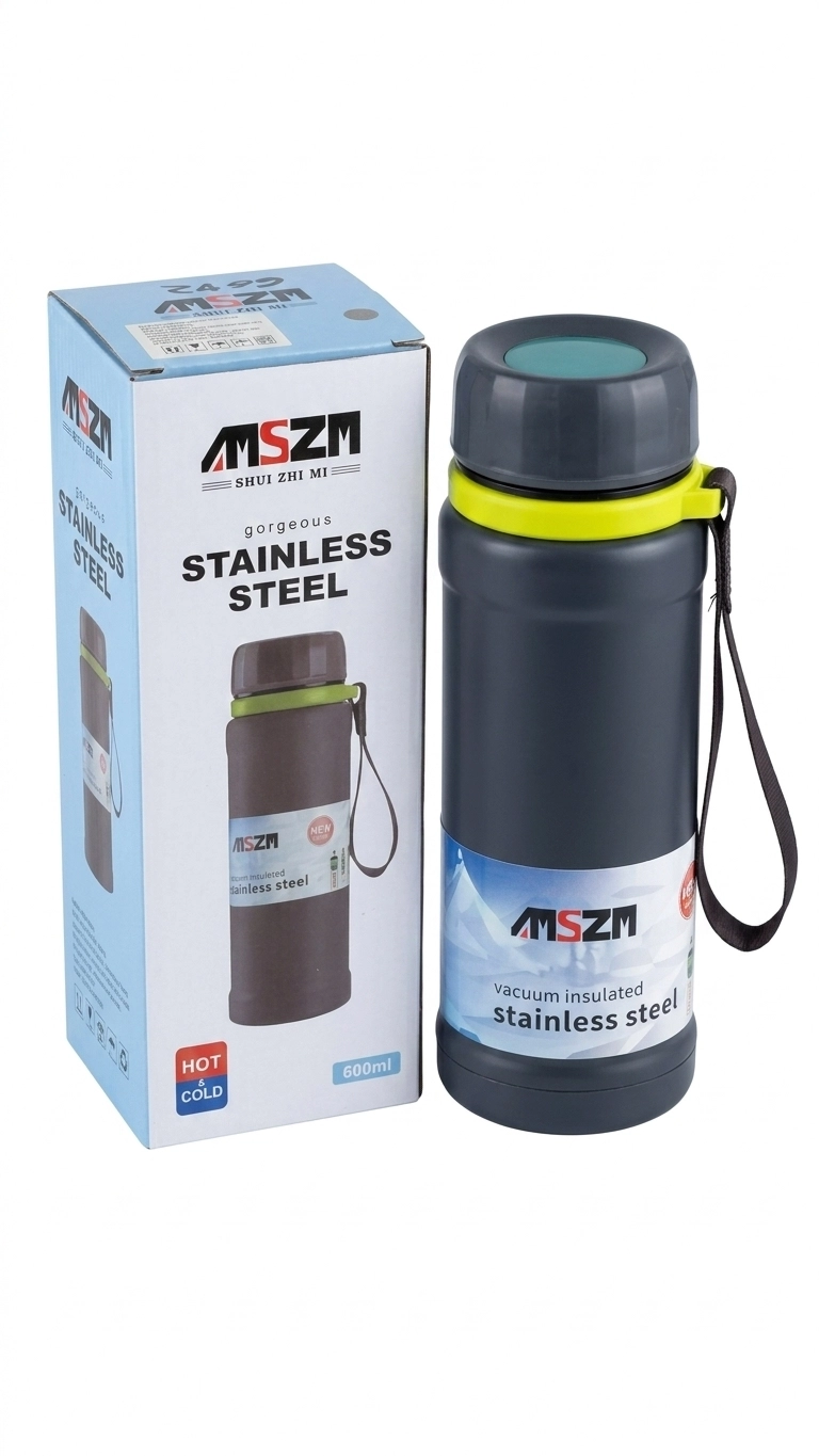 M6072 S/S FLASK 600ML MSSF
