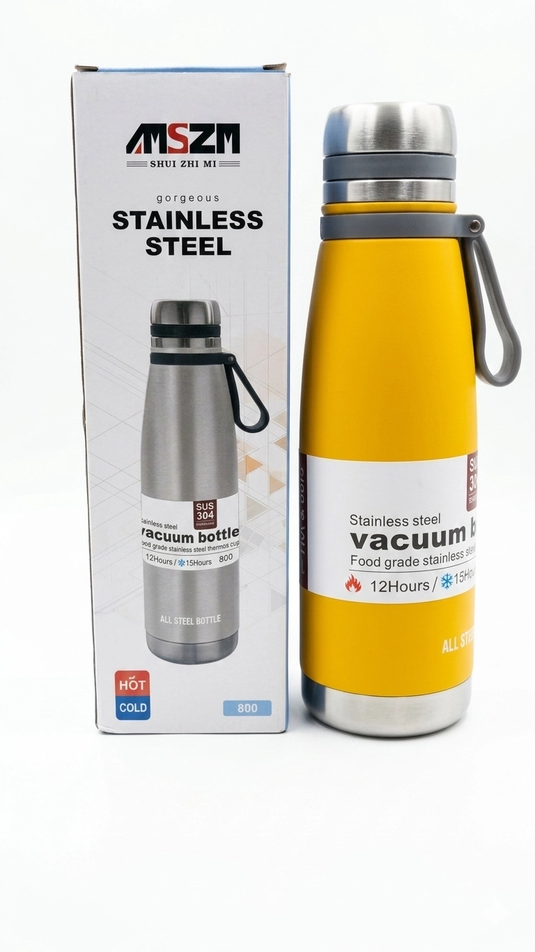 M6065 S/S FLASK 800ML MSSF SUS304