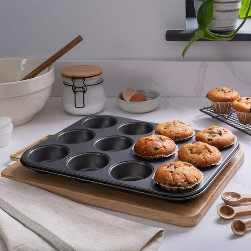 Non-Stick 12-Cup Cake Mould - Muffin & Cupcake Tray