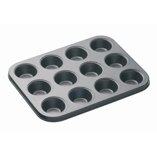 Non-Stick 12-Cup Cake Mould - Muffin & Cupcake Tray
