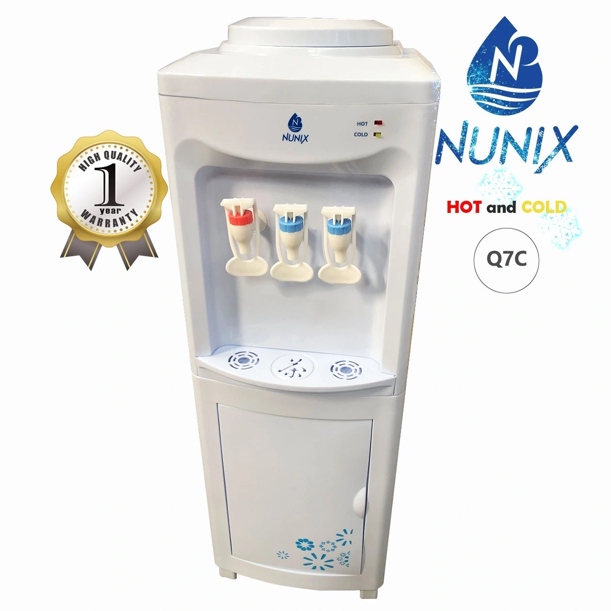 Nunix Floor-Standing Water Dispenser Hot/Cold Q7C